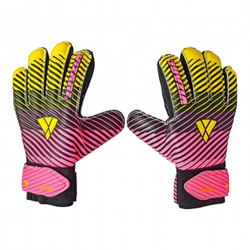 Vizari Junior Saturn Goalkeeper Glove - Pink / Yellow